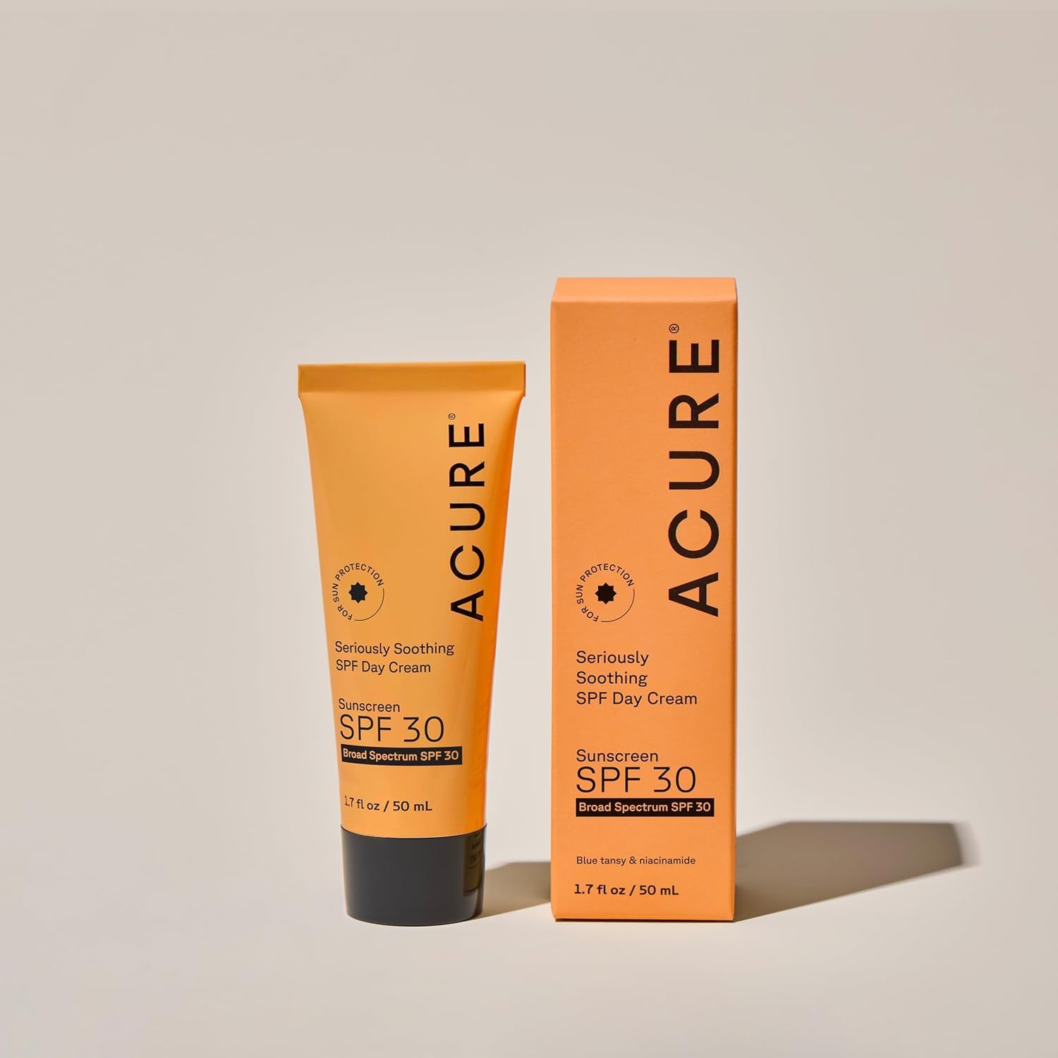 Acure Seriously Soothing SPF 30 Day Cream offers daily broad spectrum protection.