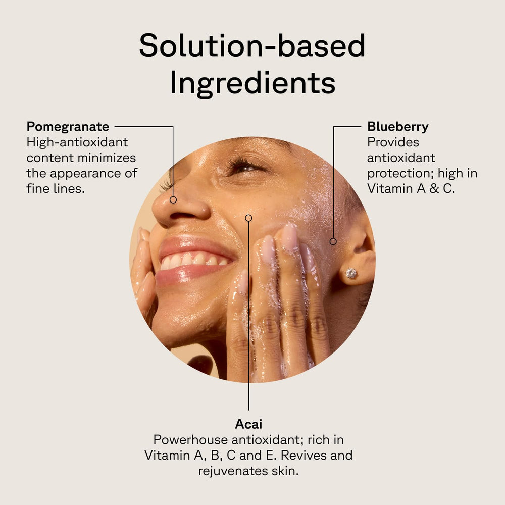 Acure Soft-glow skin closeup suggesting a refreshed, radiant look