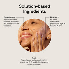 Acure Soft-glow skin closeup suggesting a refreshed, radiant look
