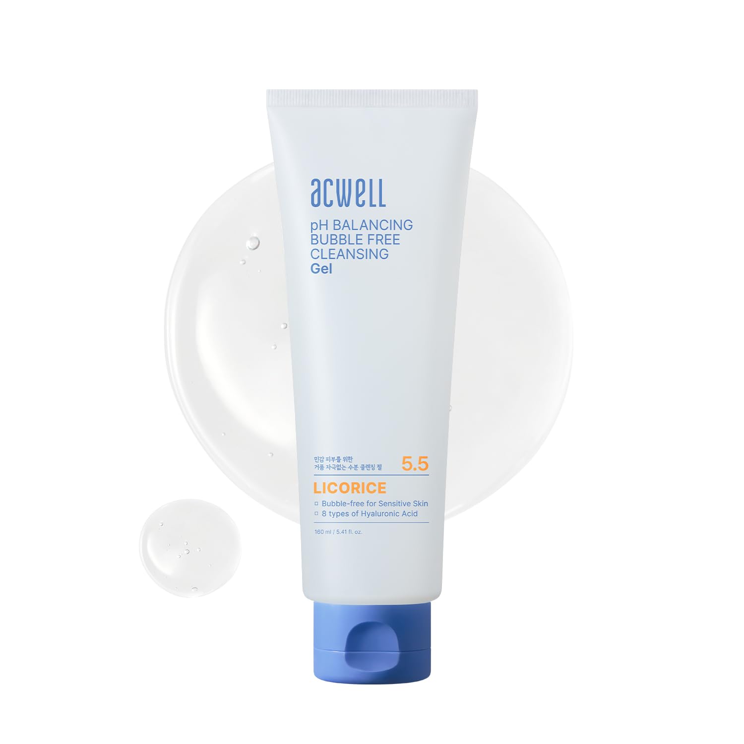 ACWELL pH balancing bubble-free gel bottle for gentle cleansing