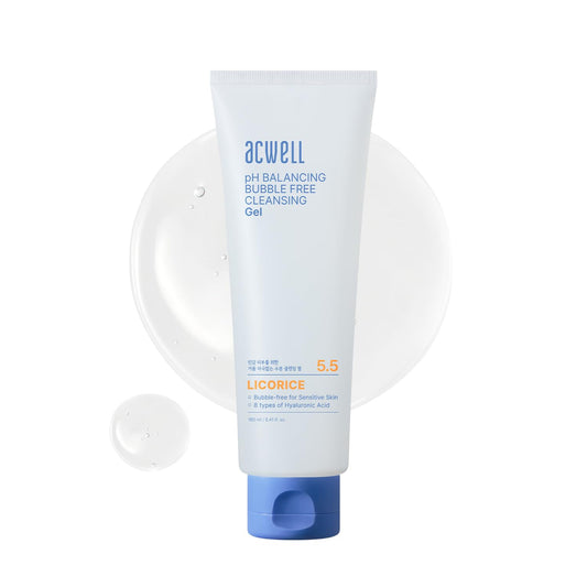 ACWELL pH balancing bubble-free gel bottle for gentle cleansing