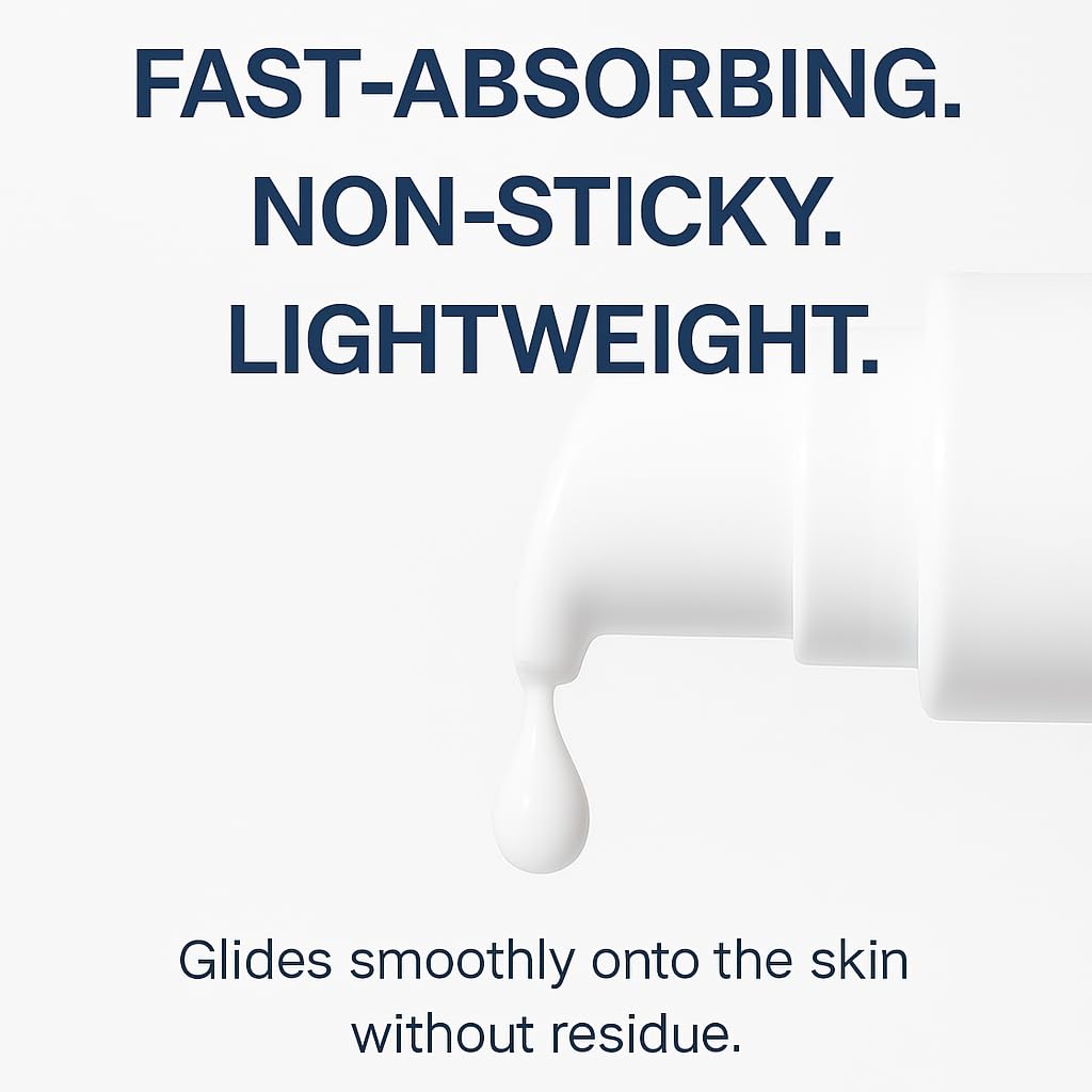 AD SOLUTION ATO serum application swab shows quick absorption.