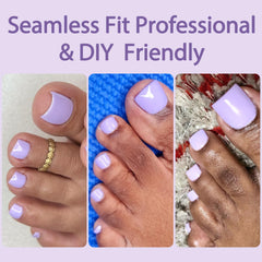AddFavor pre-shaped square toe nails deliver natural-looking coverage.
