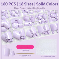 AddFavor sixteen sizes ensure a comfortable fit for most toe nails.