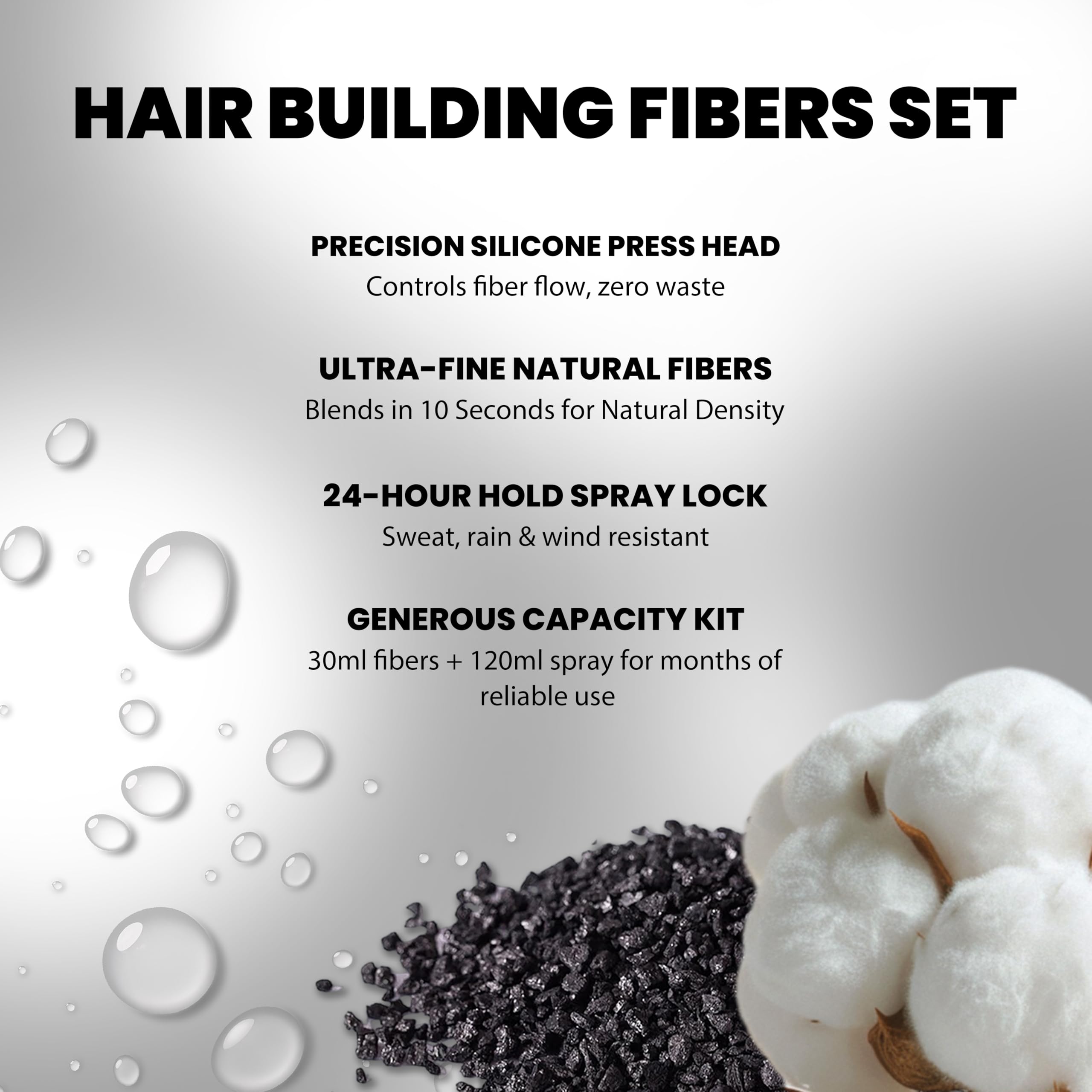 Adglamful seamless natural look fibers application demonstrates soft blend