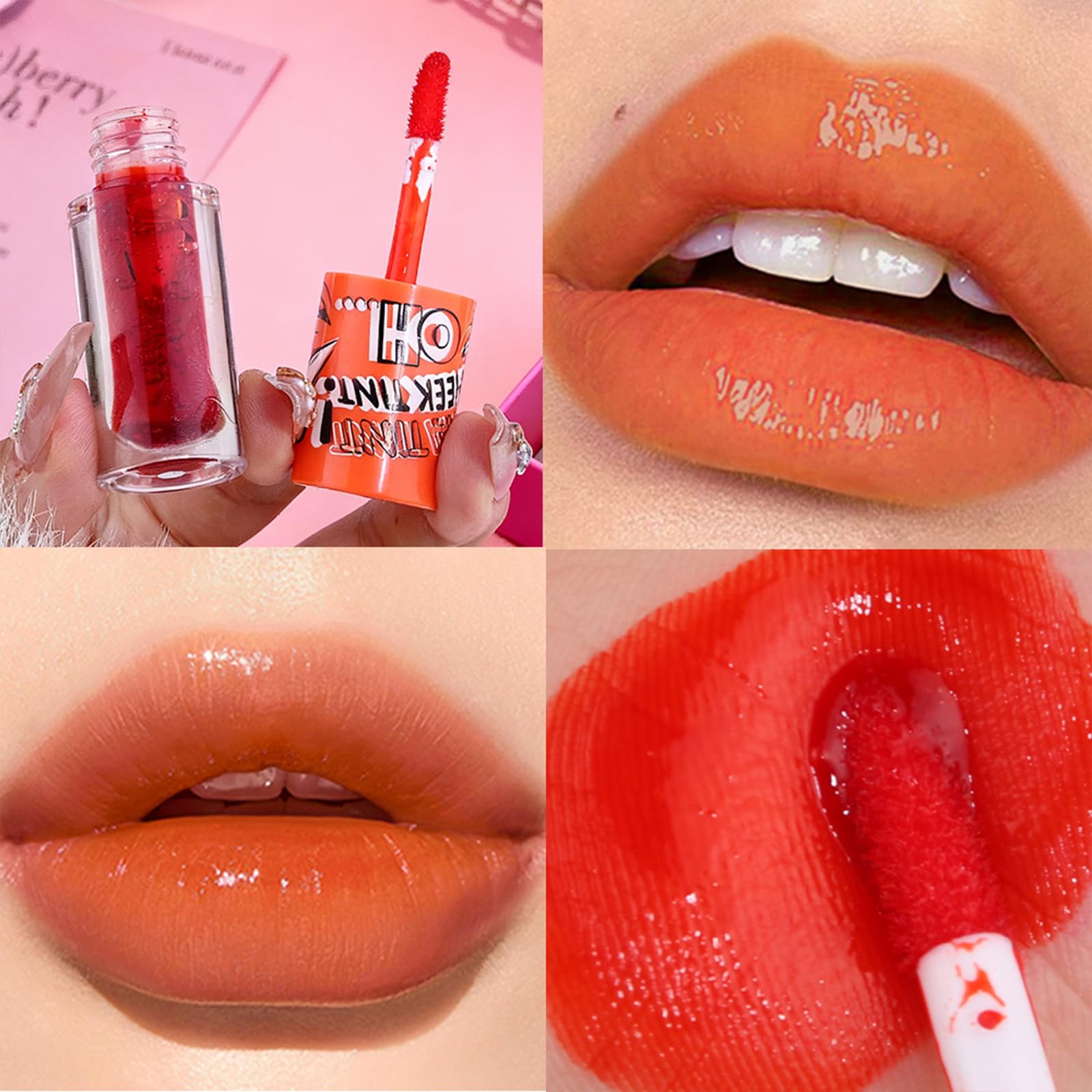 ADMD blending tint on cheek with brush for natural flush and glow