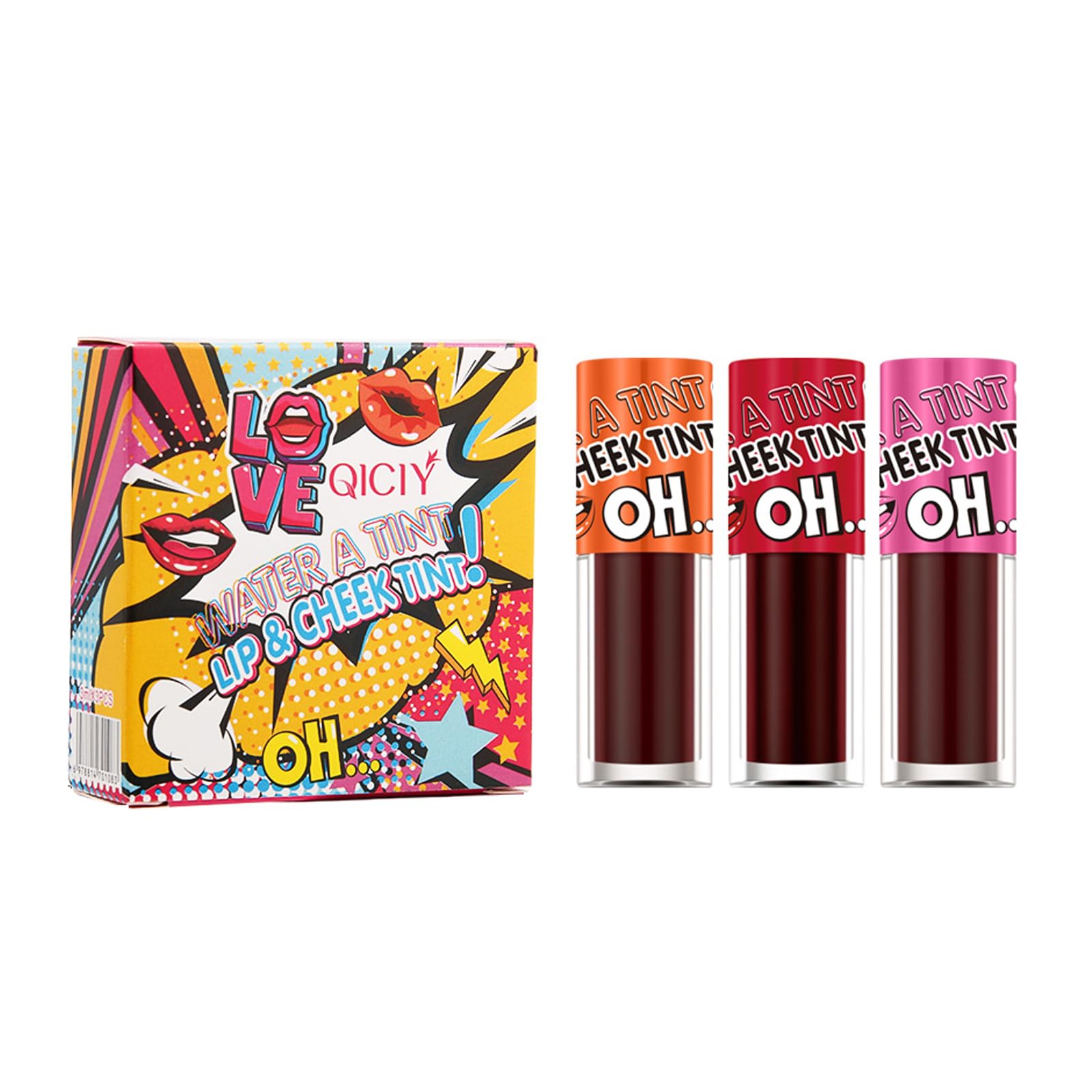 ADMD front packaging displaying three tint tubes with versatile uses