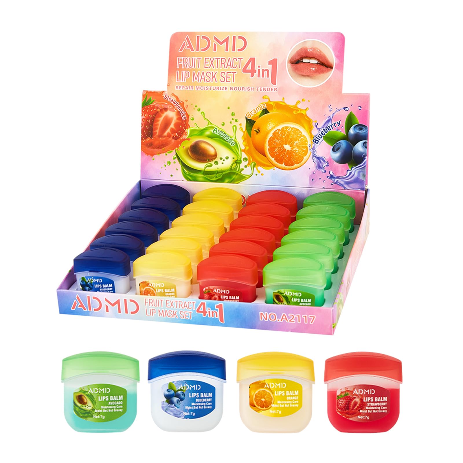 ADMD lip balm avocado flavor for daily hydration and soft lips.