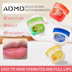 ADMD lip balm strawberry flavor adds fruity shine with gentle hydration.