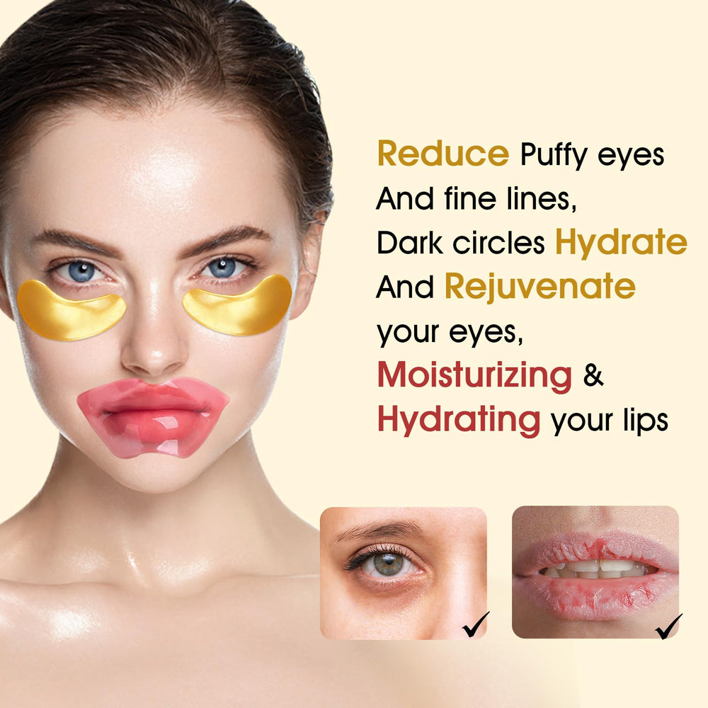Adofect collagen lip mask close-up highlighting hydration and smooth lips.
