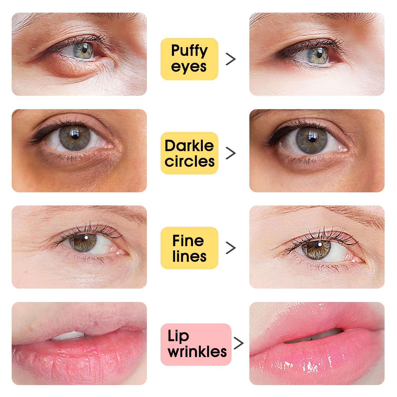Adofect lip mask gold collagen for moisturized, plumper-looking lips.