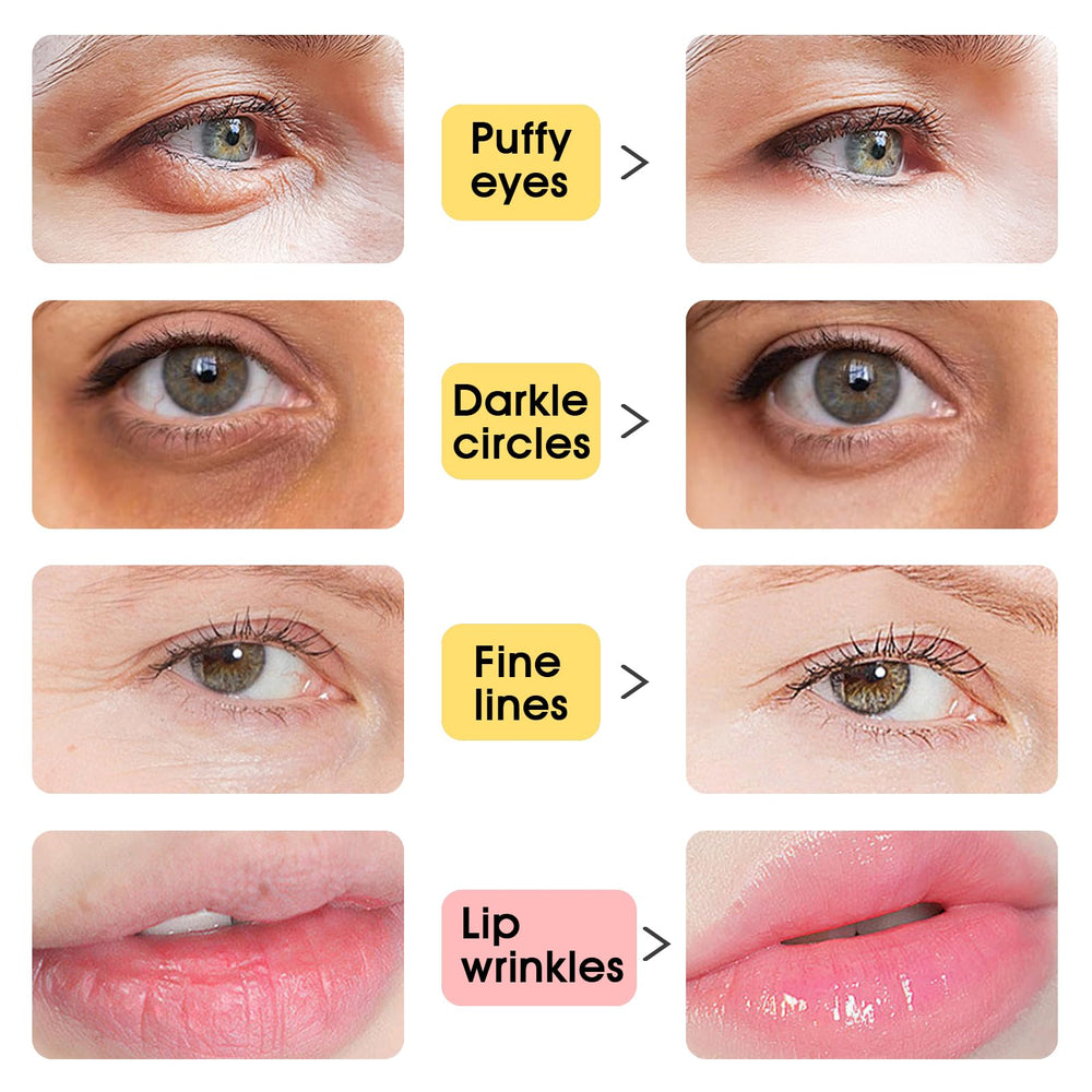 Adofect lip mask gold collagen for moisturized, plumper-looking lips.