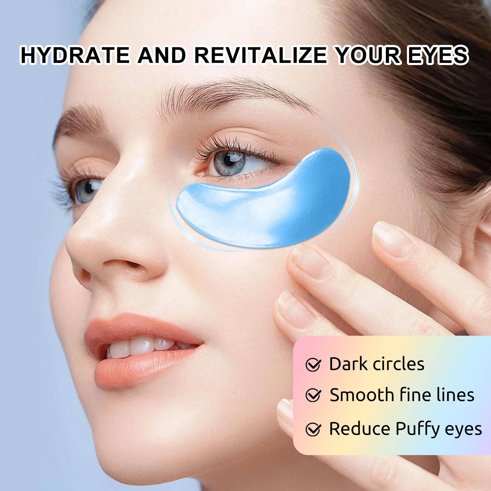 Adofect under eye patches pink pack providing soothing moisture and refreshed look