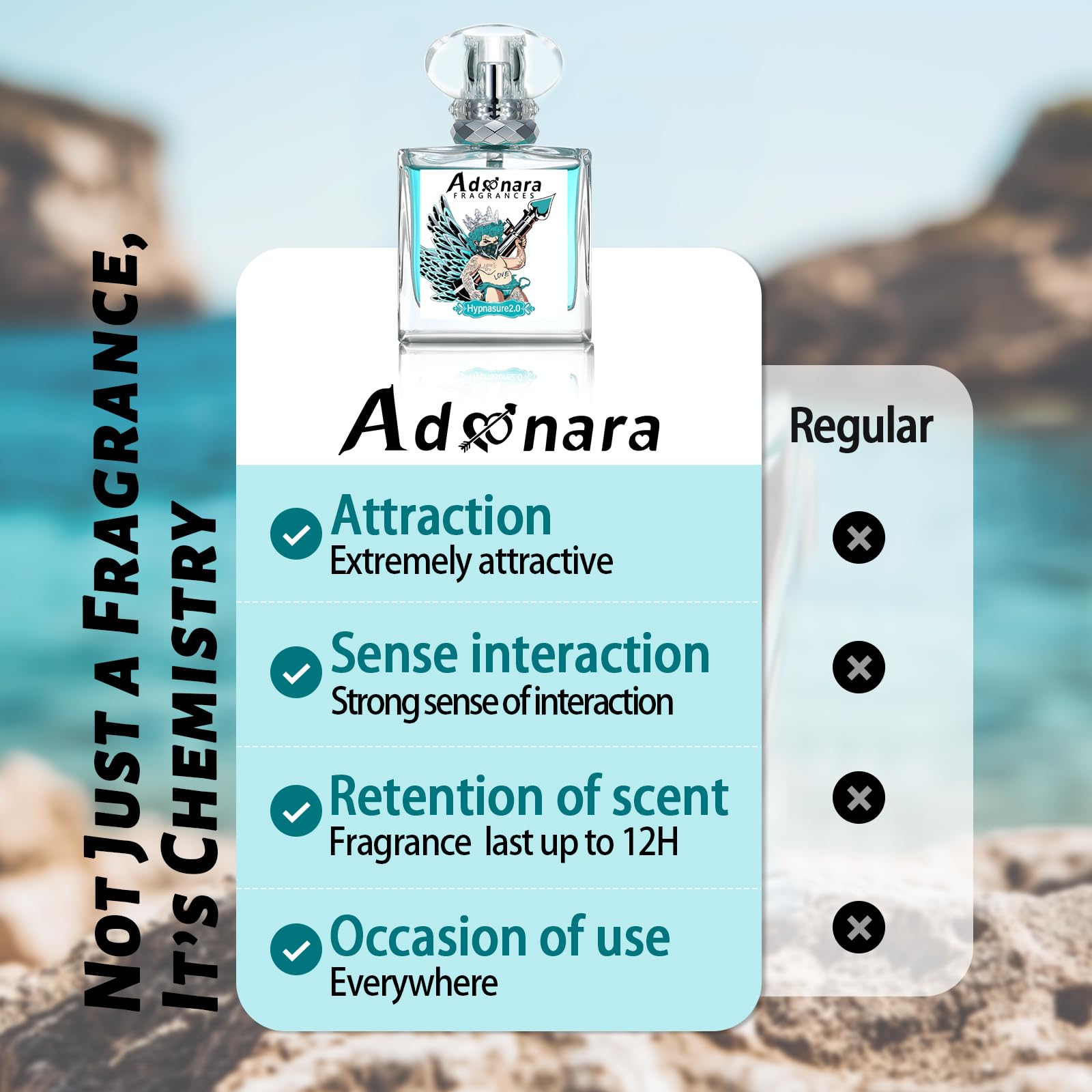 Adonara Original Pheromone packaging conveys luxury for gifting