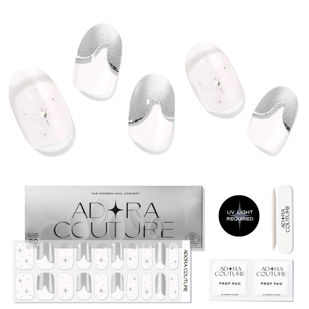 Adora Couture Pink Prophecy strips pack for at‑home salon manicure