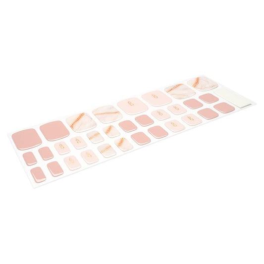 Adora Couture strips being applied on a nail for a fast, mess-free look
