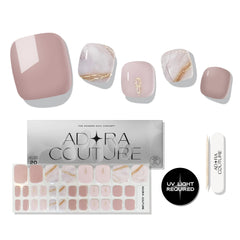 Adora Couture semi-cured gel nail strips 32-piece pack for quick at-home manicures