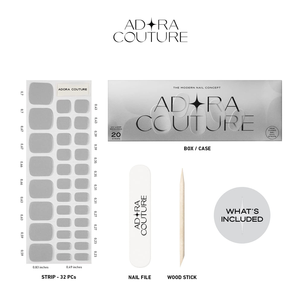 UV lamp required to cure Adora Couture gel nail strips