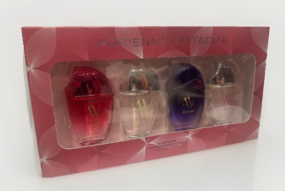 AV Glamor EDP bottles displayed together, ideal for daily scent choices