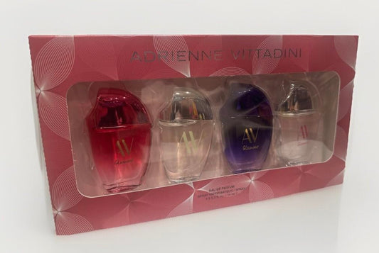 AV Glamor EDP bottles displayed together, ideal for daily scent choices