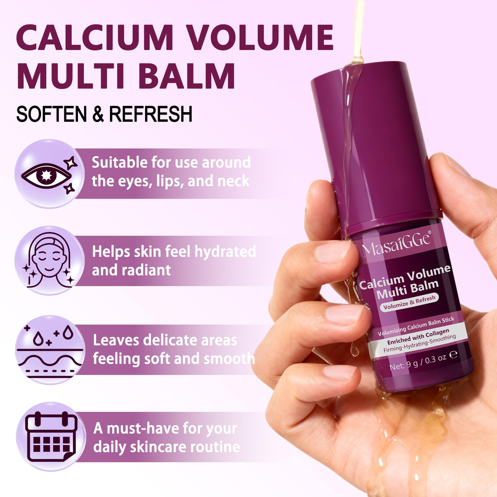 ADSBJUX Calcium Multi Balm Stick for neck-area firms and smooths for a lifted look.