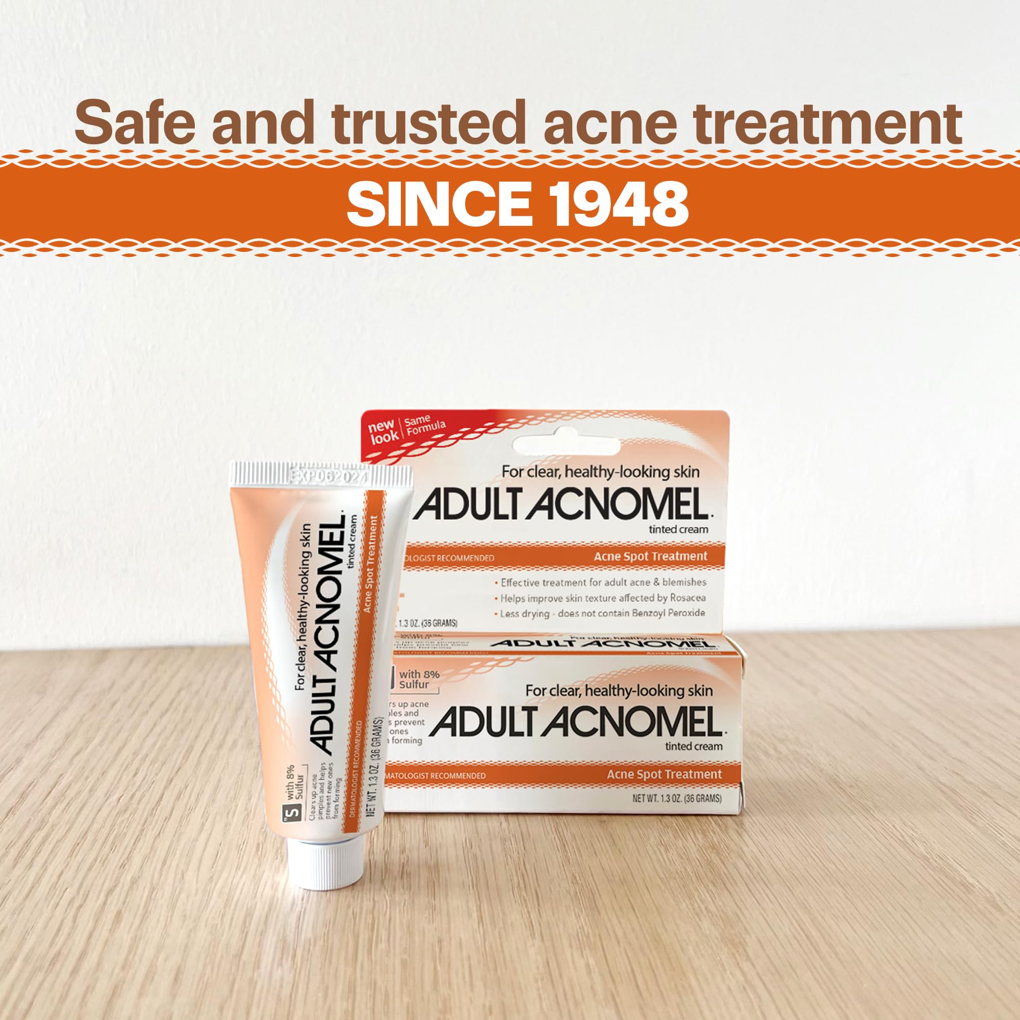 Adult Acnomel spot-treatment application demonstrates quick use for breakouts