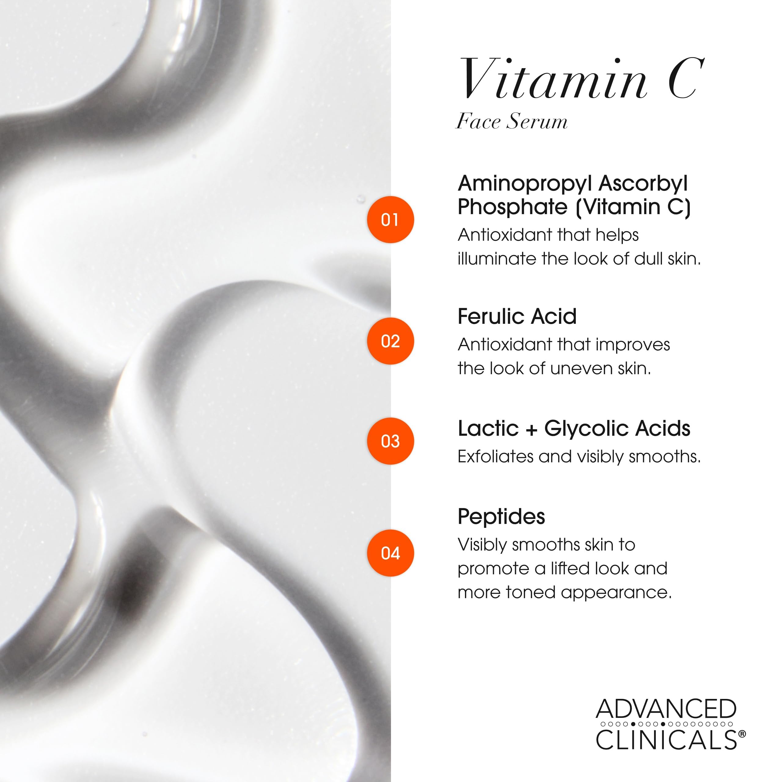 Advanced Clinicals 2pc set packaging—compact kit for streamlined routines