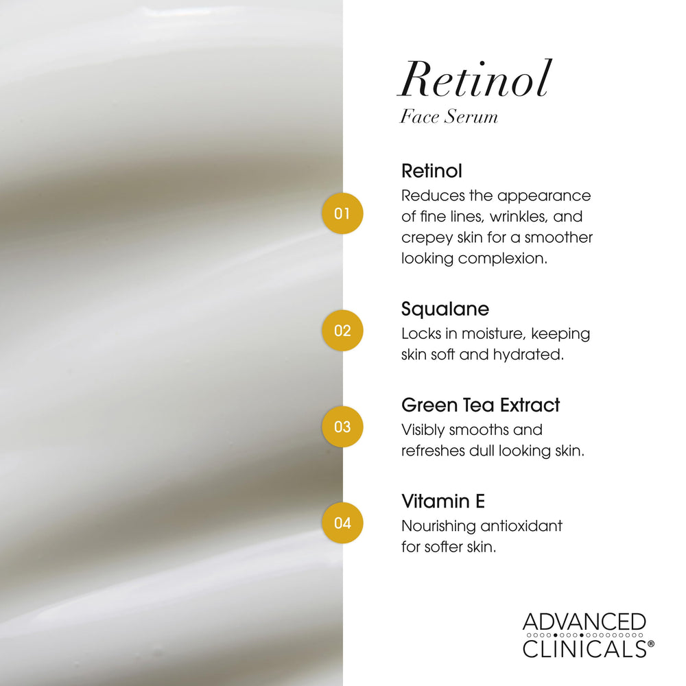Advanced Clinicals 3-pack serum set box shows brightening, firming, and hydrating trio.