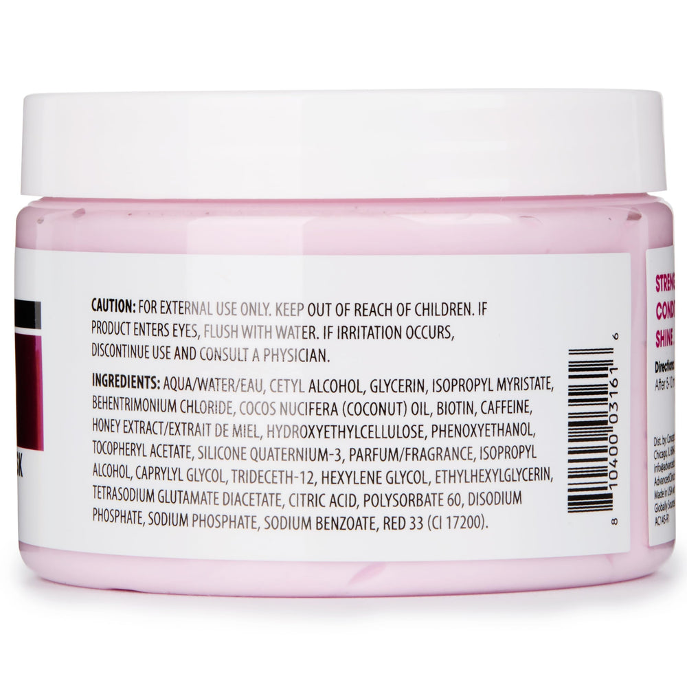 Advanced Clinicals Biotin Hair Mask after use showing smoother, softer hair.