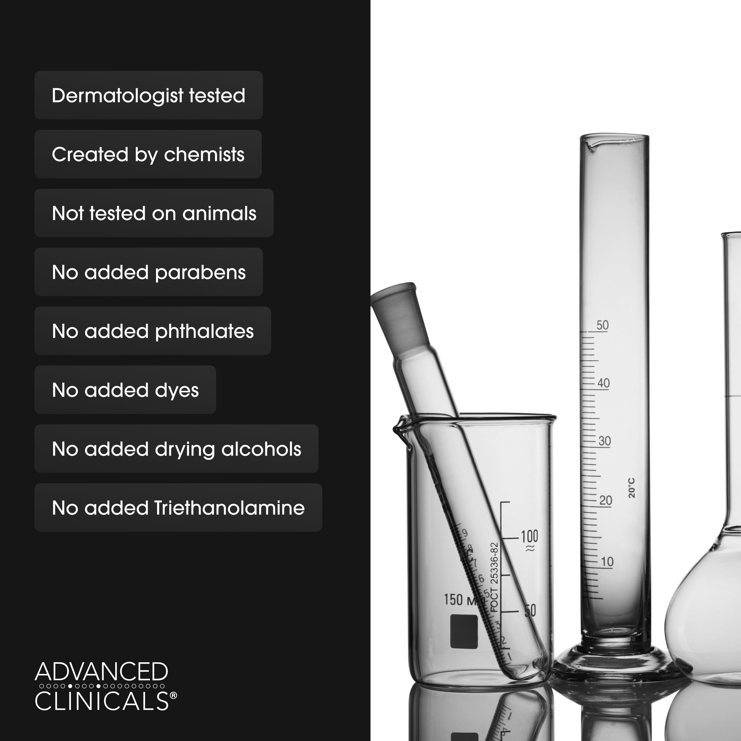 Advanced Clinicals collagen peptides packaging emphasizing premium skincare