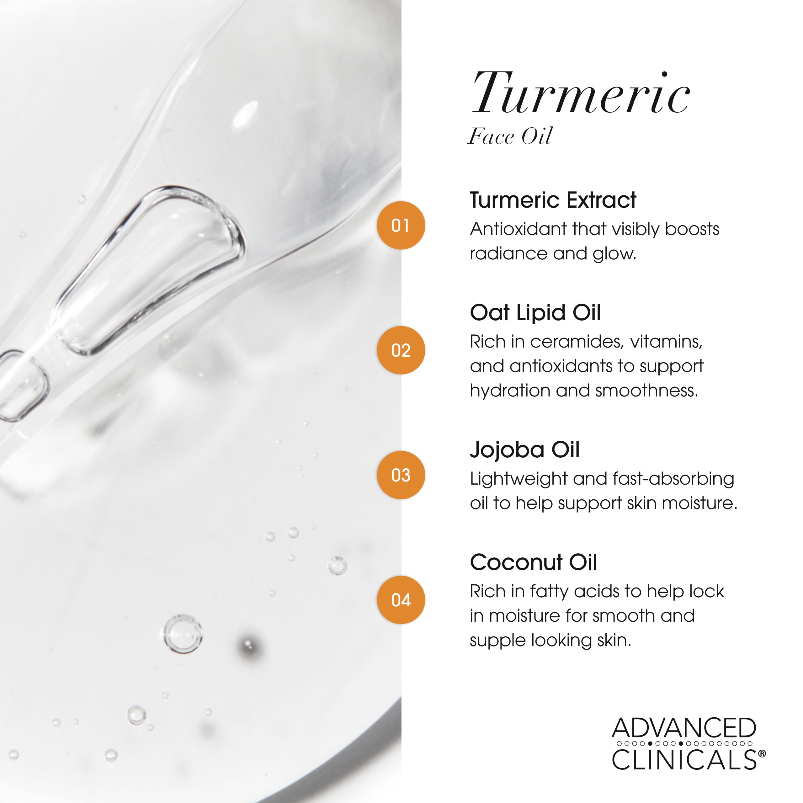 Advanced Clinicals collagen serum with hyaluronic acid and peptides hydration
