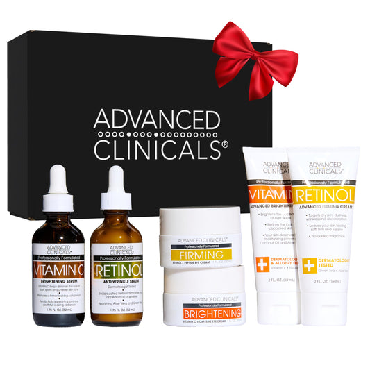 Advanced Clinicals day-night gift box for skincare routine