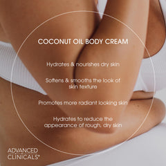 Advanced Clinicals dermatologist tested label indicating clinical grade skincare