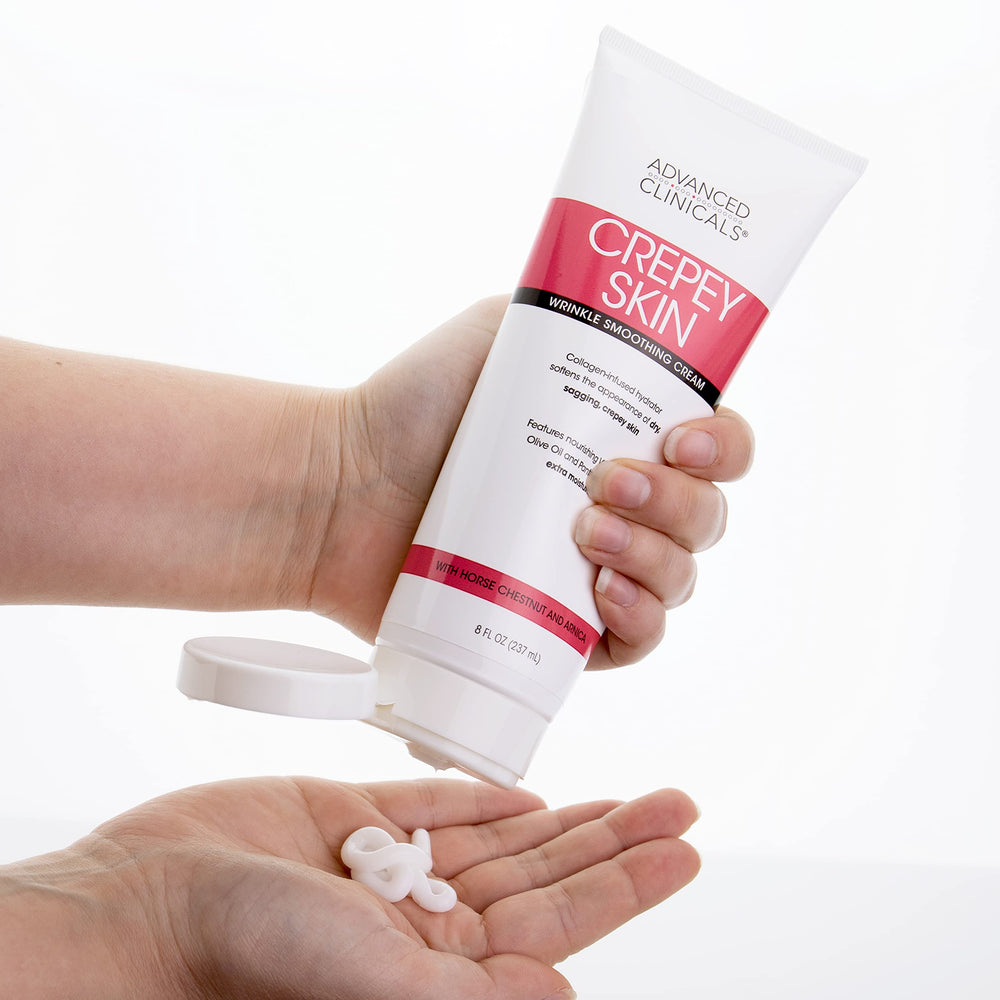 Advanced Clinicals fragrance-free formula shown for sensitive skin care.