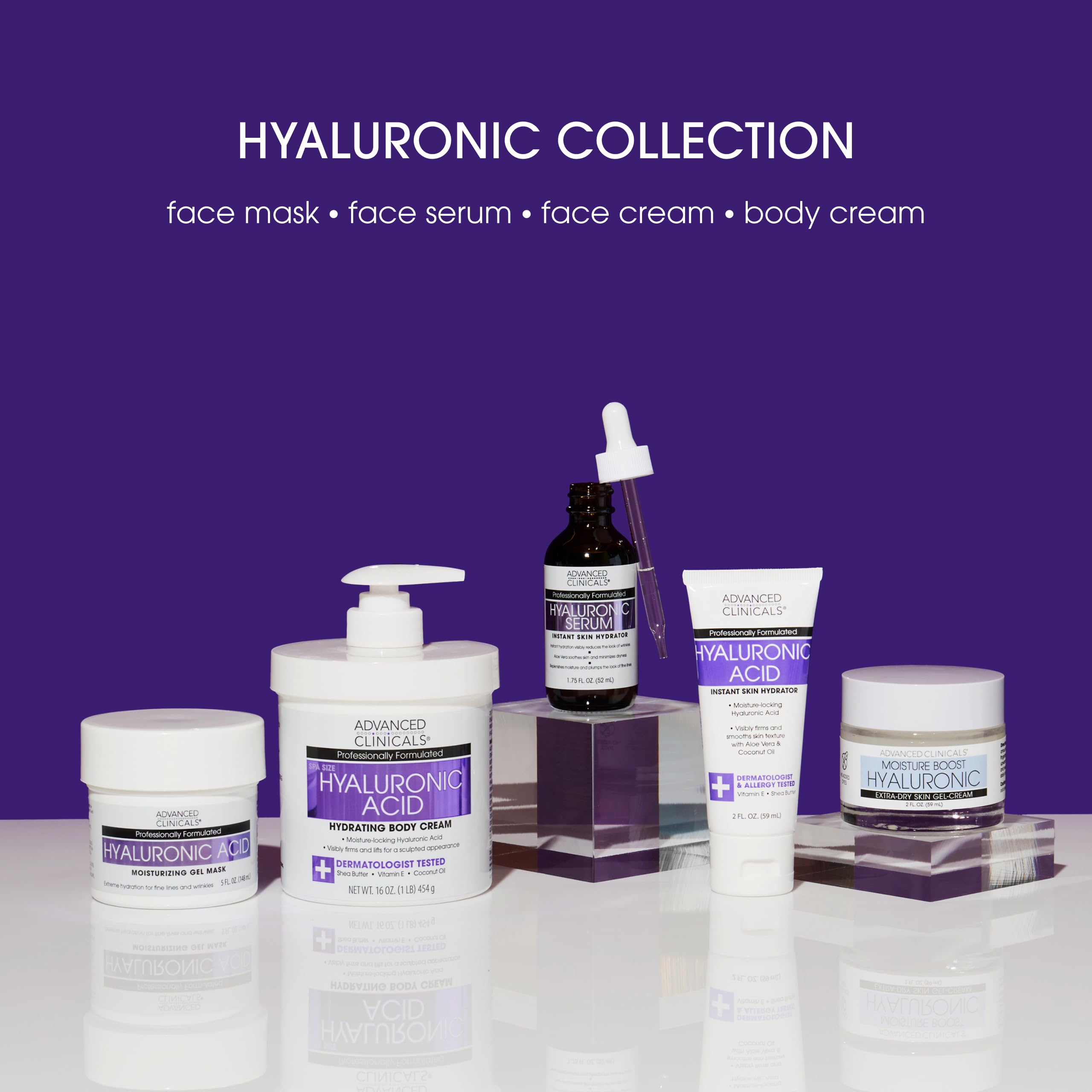Advanced Clinicals 2pc Set displayed for a complete daily hydration routine.
