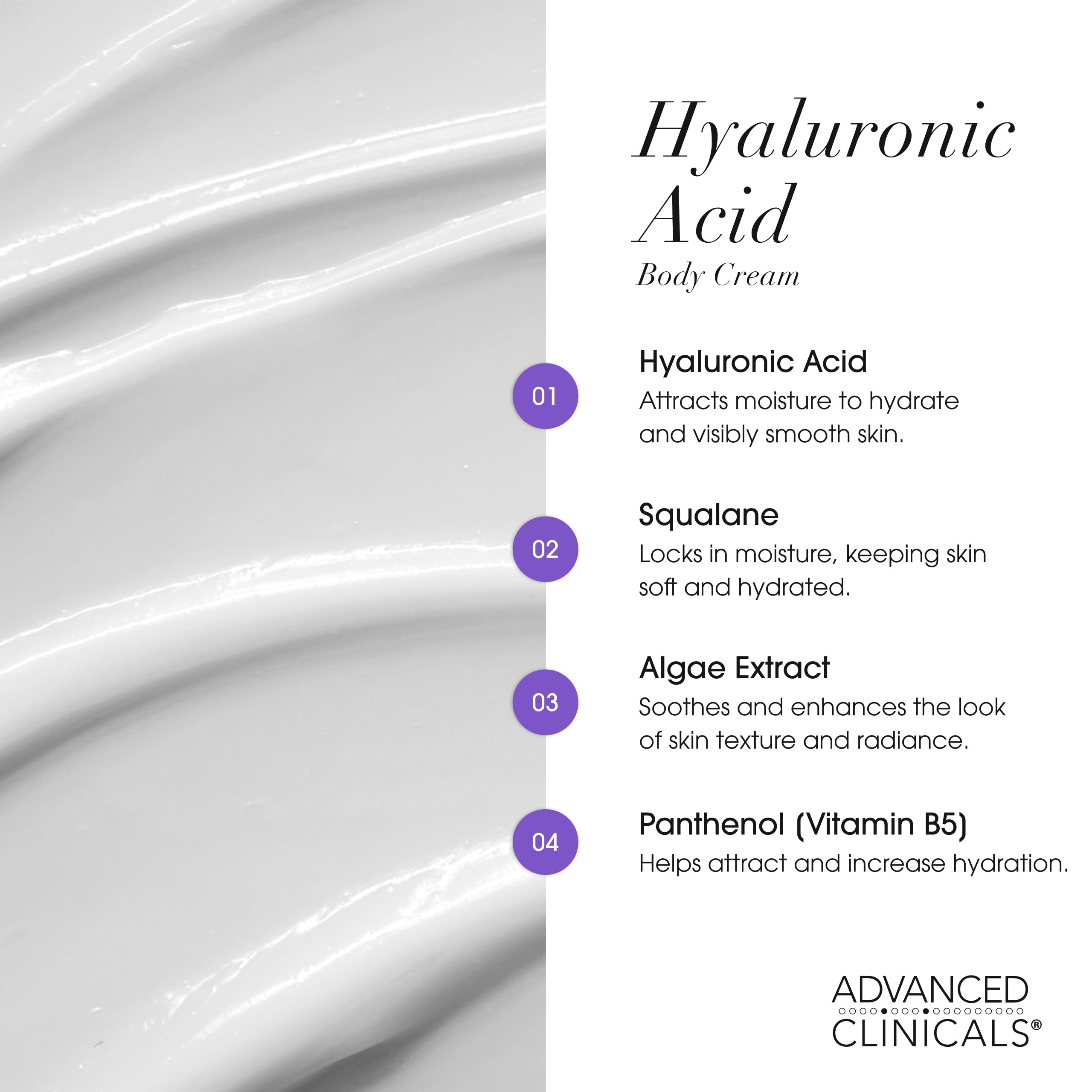 Advanced Clinicals packaging with two products in a set.