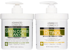 Advanced Clinicals Retinol Body Cream packaging, ideal for smoothing daily skincare