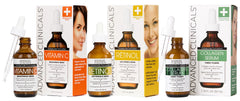Advanced Clinicals retinol serum bottle showing smooth texture and firming potential.