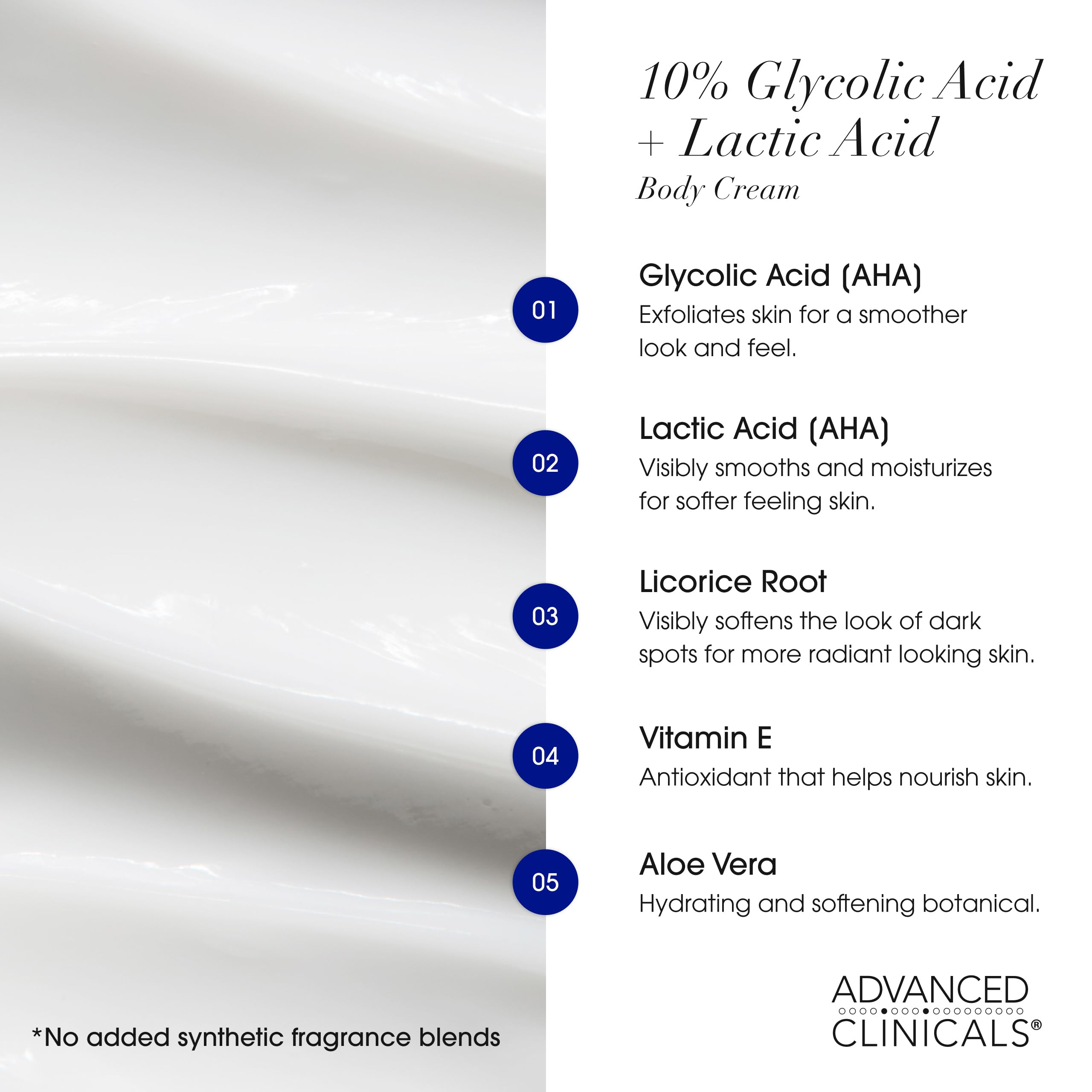 Advanced Clinicals two-piece skincare set packaging on display