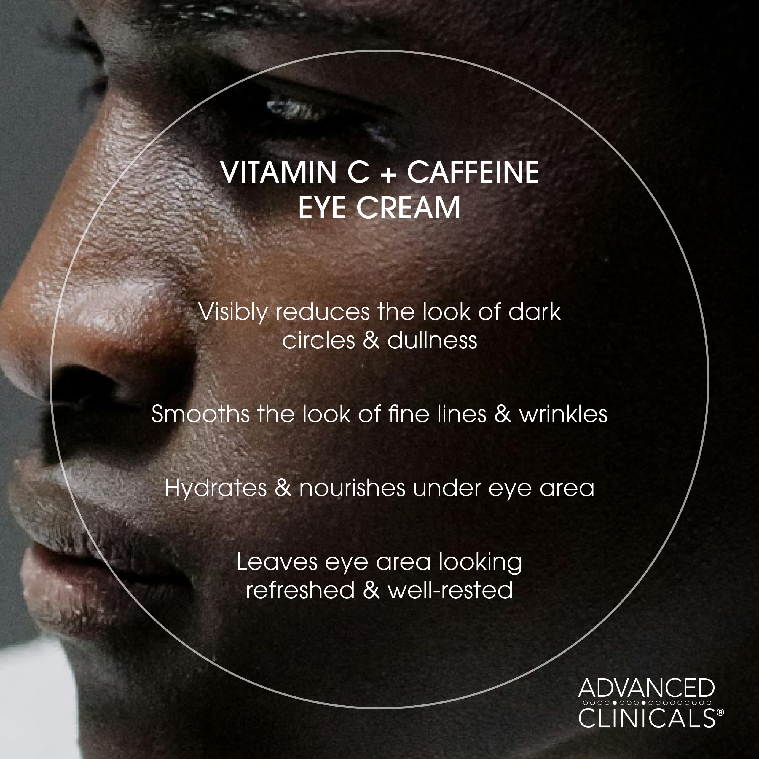 Advanced Clinicals vitamin C body cream texture closeup showing a smooth finish.