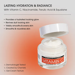 Advanced Clinicals Vitamin C Body Lotion texture highlighting velvety moisture