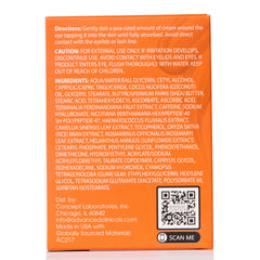 Brand packaging of Advanced Clinicals Vitamin C Eye Balm on display
