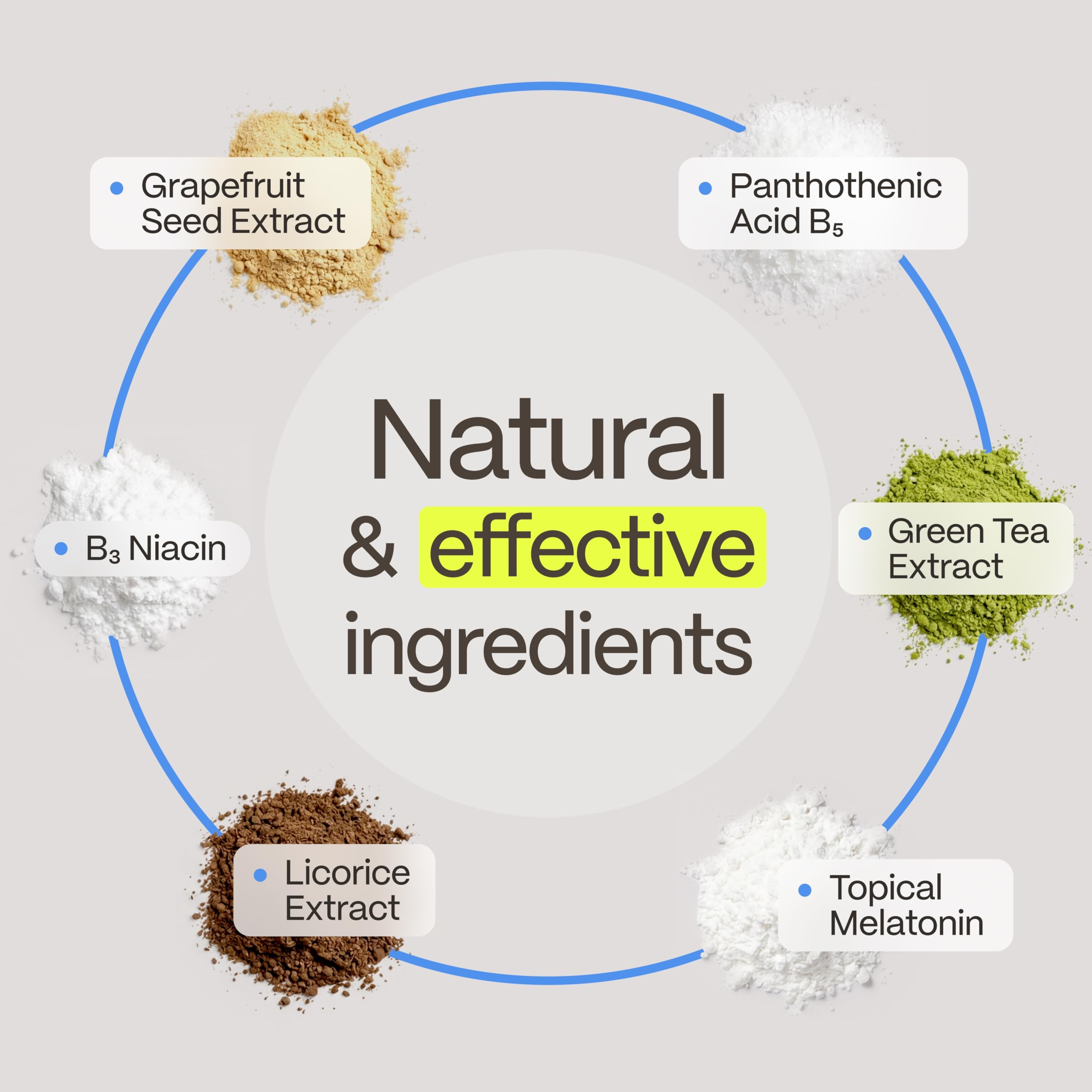 NutraM topical serum massaged into the scalp for absorption.