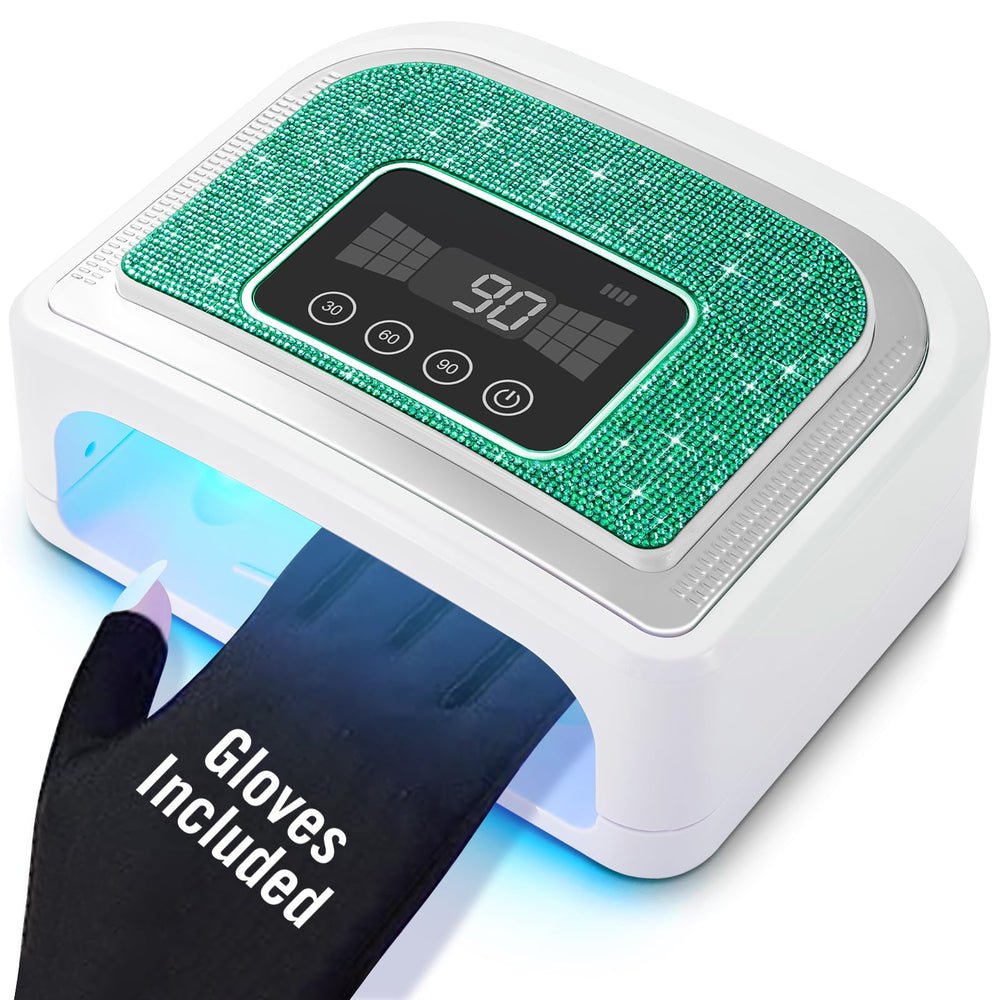 Aedavey cordless nail lamp front view for professional at-home manicures.