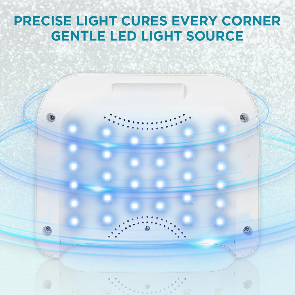 Aedavey cordless nail lamp LED beads for 360° curing detail