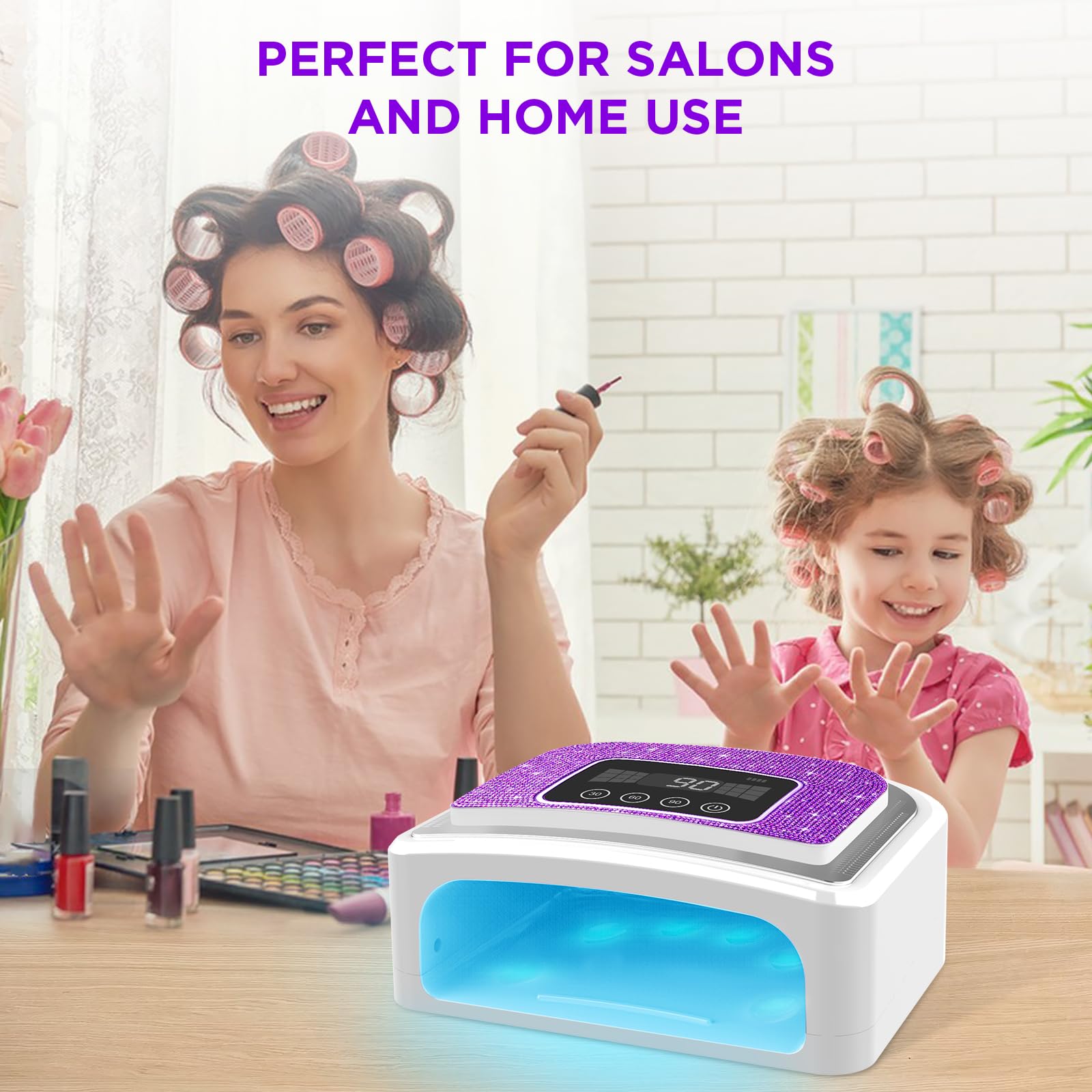 Aedavey on-the-go use supports cordless curing anywhere.