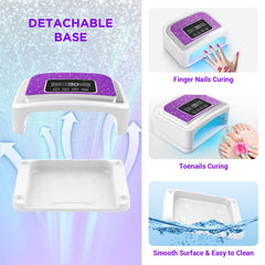 Aedavey elegant sparkly-diamond design enhances any manicure space.