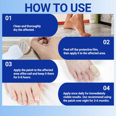 Aedydyce easy-application patches simplify nightly nail care routine.