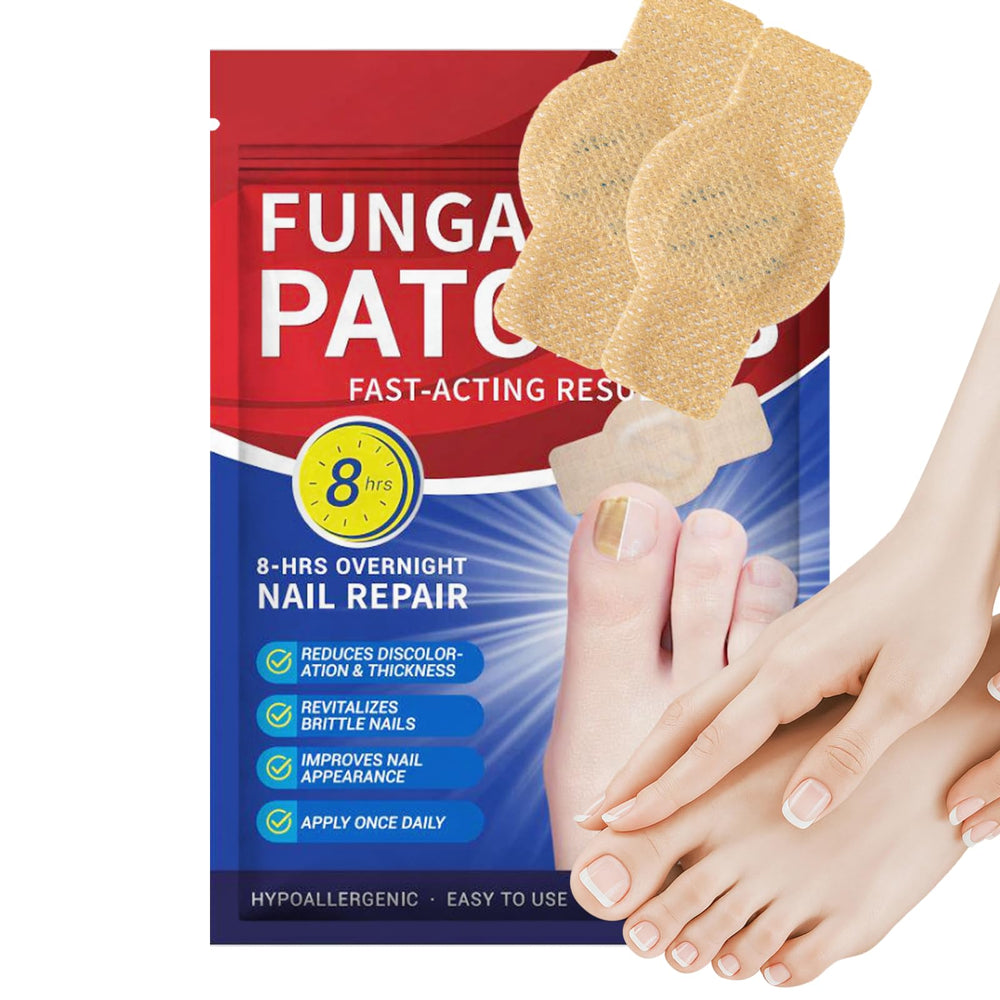 Aedydyce toenail patches for night repair provide healthier-looking nails.