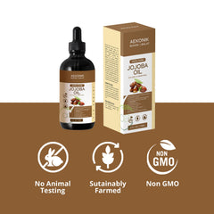 AEKONIK Jojoba Oil suitable for body care and dry patch relief